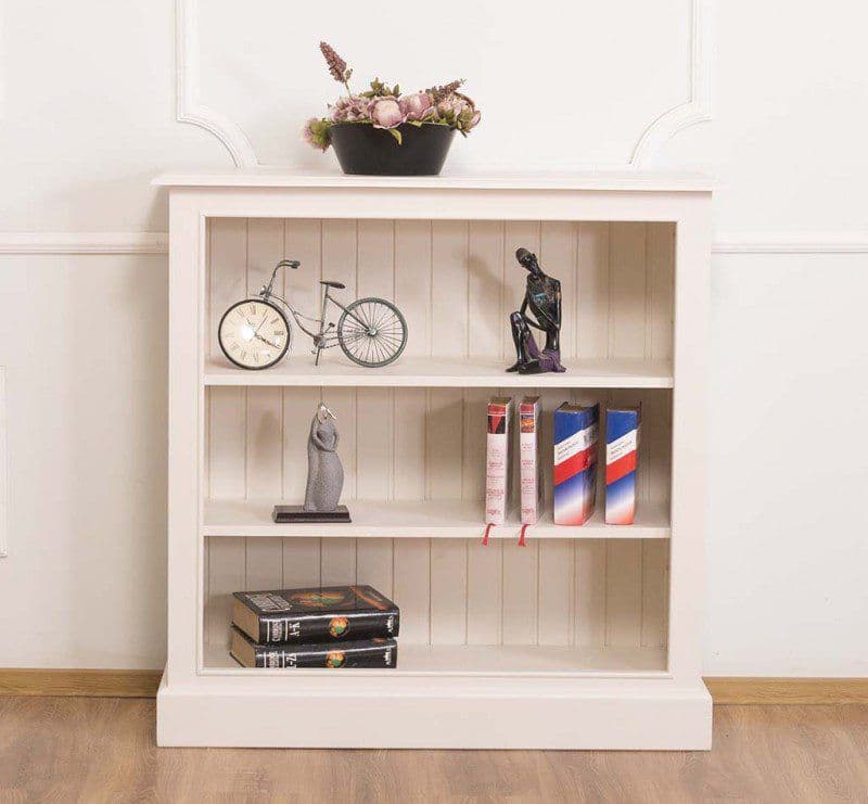 Biblioteca mica / etajera cu 2 rafturi, 102 x 35 x 102 cm