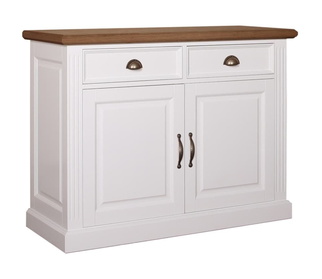 Bufet Lovely Oak cu 2 usi si 2 sertare