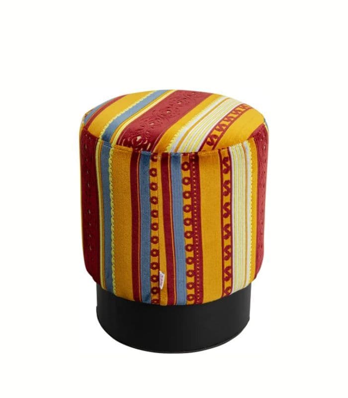 TABURET CHERRY VERY BRITISH NEGRU Ø36 CM