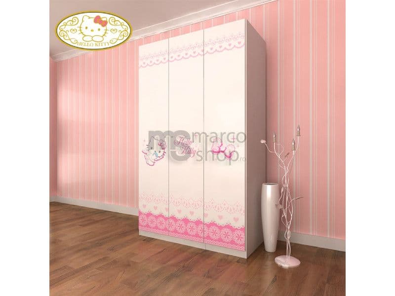 Sifonier pentru copii 3 usi Hello Kitty