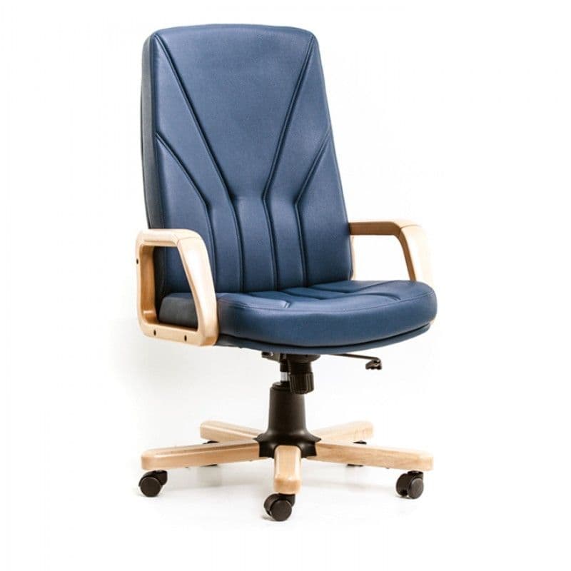 Scaune directoriale 5900 Lemn Piele – Premium