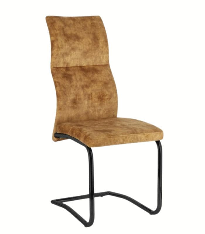 SCAUN THELMA VELVET GALBEN