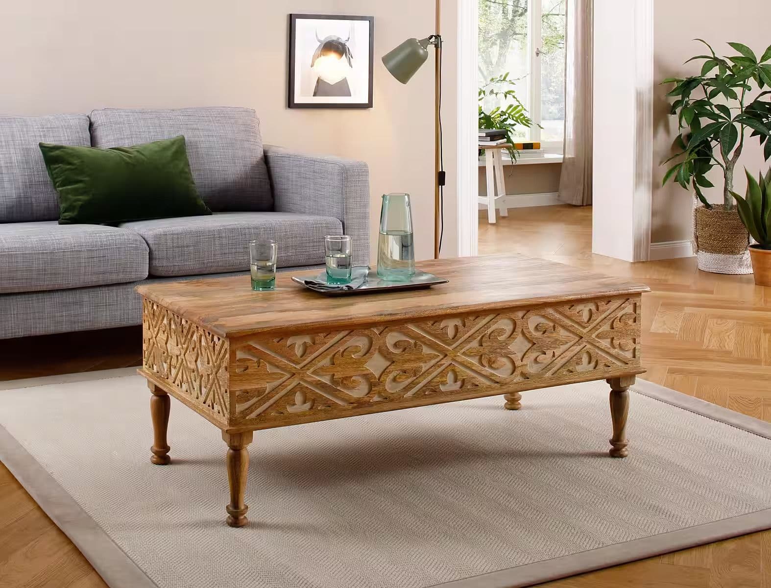 Vitrină modernă 100 cm lățime, culoare gri-maro cu accente portocalii, 2 uși și 2 sertare, 3 rafturi și 2 compartimente, design rustic-modern , model VENEȚIA