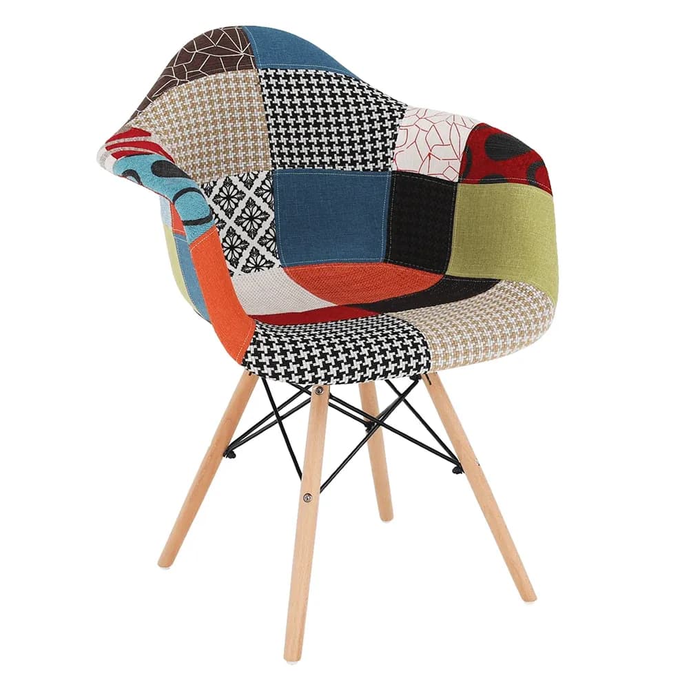 Scaun, patchwork/fag, TOBO 3 NEW
