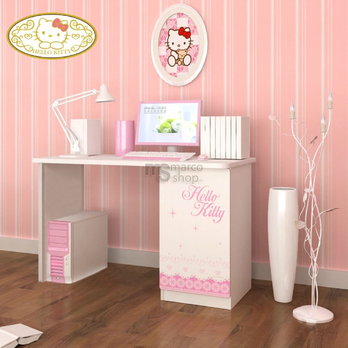 Birou copii Baby Hello Kitty