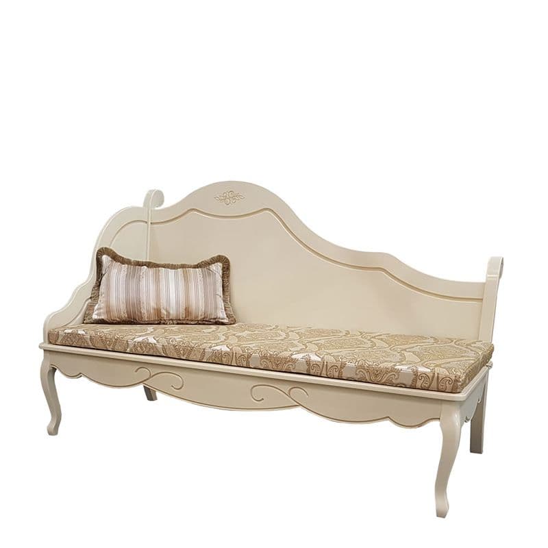 Bancheta tip sofa in stil clasic Romantic, L169xA77xH93 cm