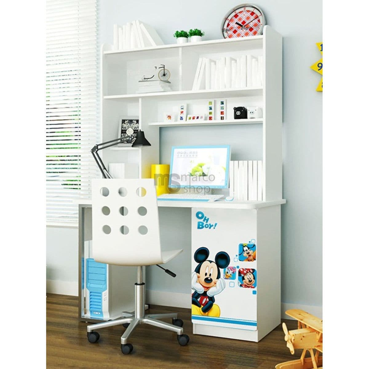 Birou cu etajera Mickey Clubhouse