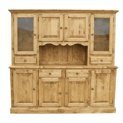 Bufet de bucatarie lemn masiv 204 x 48/40 x 200 cm