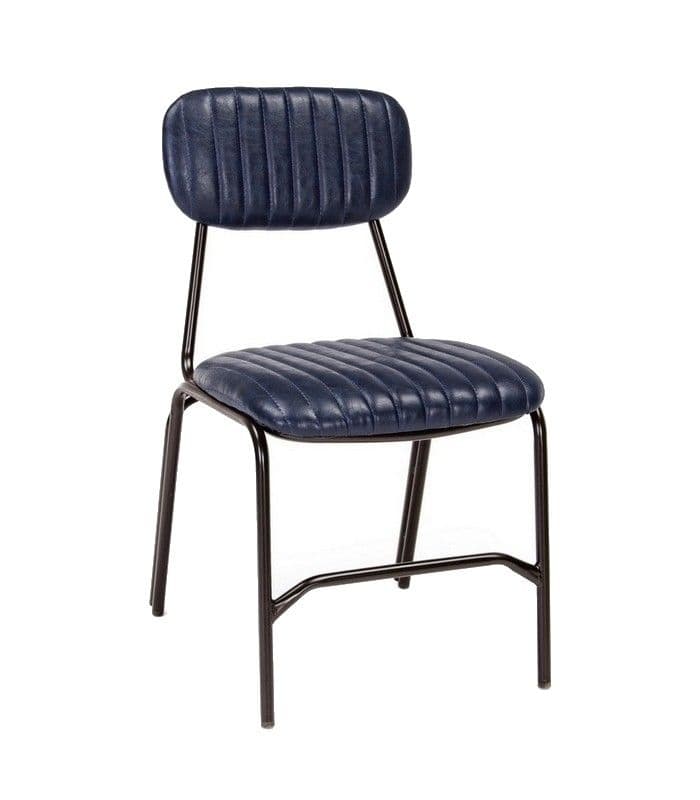 SCAUN VINTAGE ALBASTRU DEBBIE